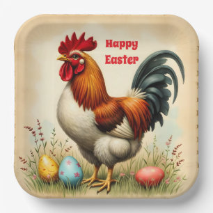 Assiettes En Carton Vintage Holiday Collection tendance Pâques