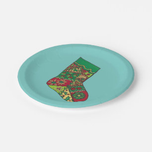Assiettes En Carton Vintage Noël Stocker