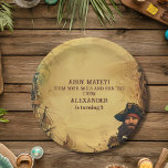 Assiettes En Carton Vintage Pirate Anniversaire Fête Ahoy Matey Ancien<br><div class="desc">Ahoy, mateys ! Placez votre table de fête pour un festin bouillonnant avec nos Plaques de papier à thème Pirate Anniversaire ! Ces assiettes robustes sont parfaites pour servir tous vos goûts de pirate préférés, des nuggets enterrés au trésor à la salade d'algues. Avec son design audacieux de pirates avec...</div>