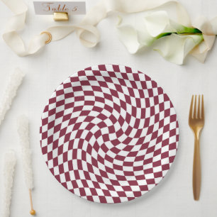 Assiettes En Carton Violet Bourgogne Mariage Collection Vérifier À dam