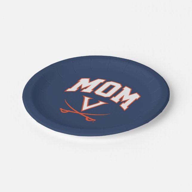 Assiettes En Carton Virginia Cavaliers (Angle)