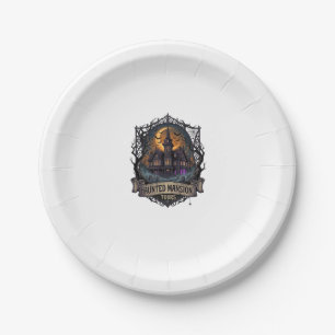 Assiettes En Carton Visites de manoir hanté Halloween Maison gothique