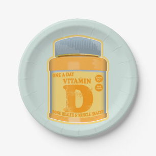 Assiettes En Carton Vitamine D capsules santé et bien-être