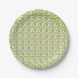 Assiettes En Carton Vivons Comme des Fleurs
