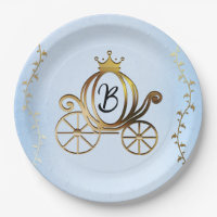 Voiture Royale de Princesse en Or Histoire Bleue