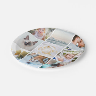 Assiettes En Carton Vos photos personnalisées et modernes