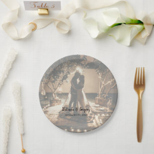 Assiettes En Carton Vos propres photos Mariage passé
