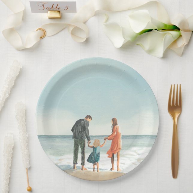 Assiettes En Carton Votre Propre Oeuvre Artistique | Téléchargez votre (Mariage)