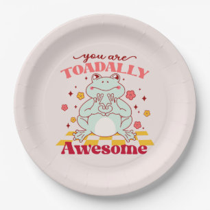 Assiettes En Carton "Vous Êtes Aujourd'Hui Génial" Cute tourte de gr