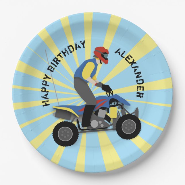ASSIETTES EN CARTON VTT (Devant)