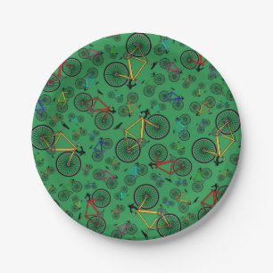 Assiettes En Carton VTT vert