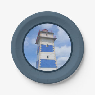 Assiettes En Carton Watercolor lighthouse