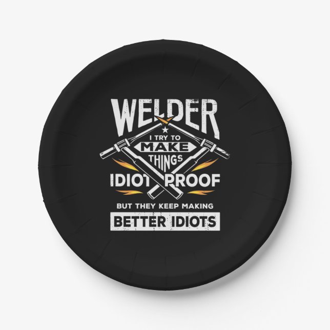 Assiettes En Carton Welder Essaie De Faire Des Choses (Devant)