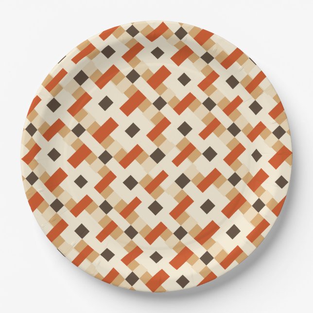Assiettes En Carton Werona Viveke Brown (Devant)