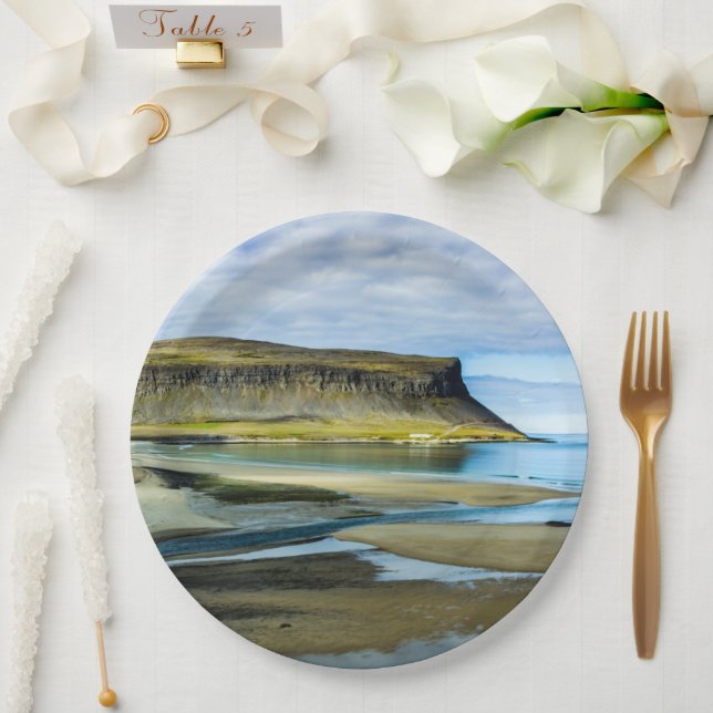 Assiettes En Carton Westfjords, Islande (Mariage)