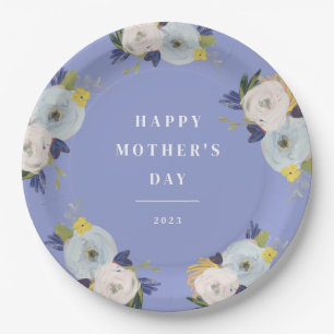 Assiettes En Carton Where Love Grows Mother's Day