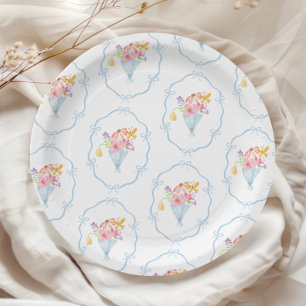 Assiettes En Carton Whimsical Fresh Hors du marché Douche nuptiale