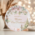 Assiettes En Carton Whimsski Winter Onederland Pastel rose anniversair<br><div class="desc">Whimsical Winter Onederland Pastel rose d'anniversaire Plaques de papier Correspondances articles disponibles.</div>