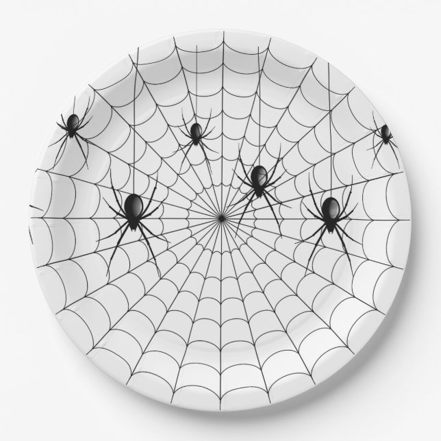 Assiettes En Carton Whispers in the Web (Devant)