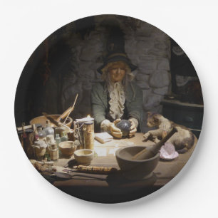 Assiettes En Carton White Witch's Kitchen Museum, Witchcraft & MAGICK