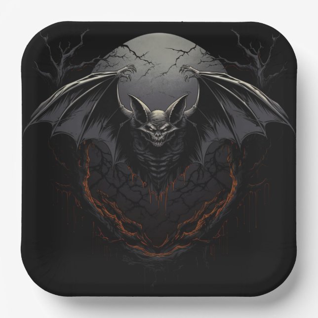 Assiettes en carton Wicked Whimsy (Recto)