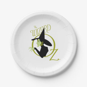Assiettes En Carton Wicked Witch™ L'Assistant Du Logo Oz™