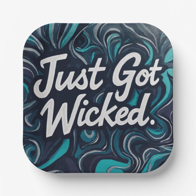 Assiettes En Carton WickedWitch (Recto)