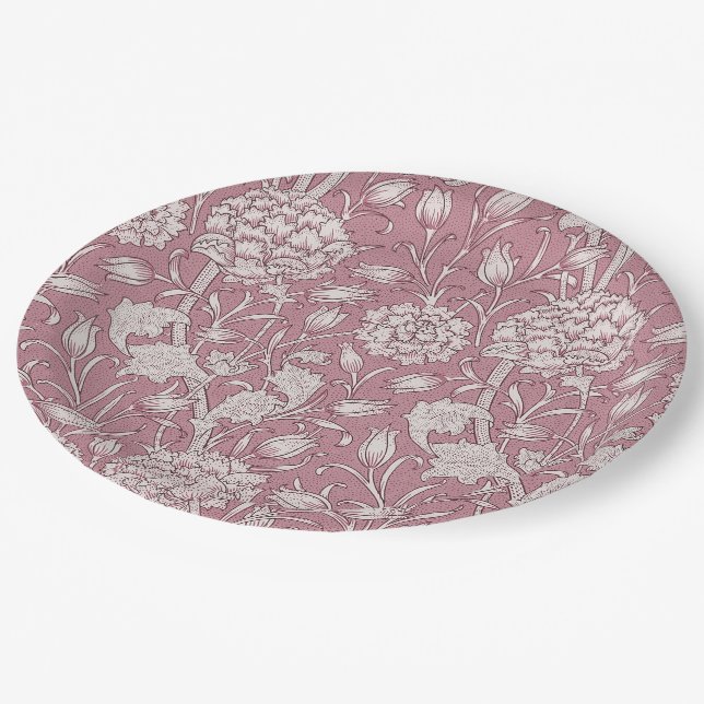 Assiettes En Carton Wild Tulip par William Morris (Angle)