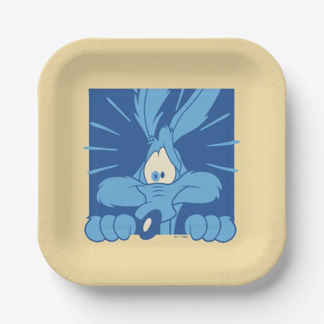 Assiettes En Carton WILE E. COYOTE™ Shocked Expression (Recto)