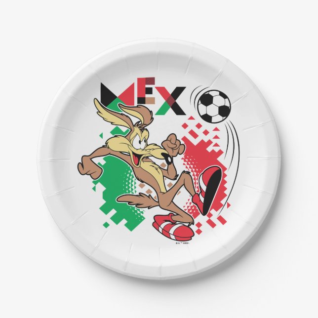 Assiettes En Carton WILE E. COYOTE™ Team Mexico Soccer Graphic (Devant)