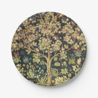 William Morris Arbre De Vie Floral Art Vintage