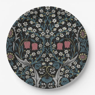 Assiettes En Carton William Morris Blackthorn Floral Art Nouveau