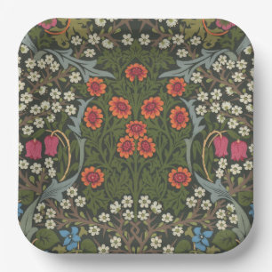 Assiettes En Carton William Morris Blackthorn Garden Flower Classic