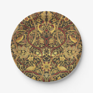 Assiettes En Carton William Morris Bullerswood Tapisserie Faux