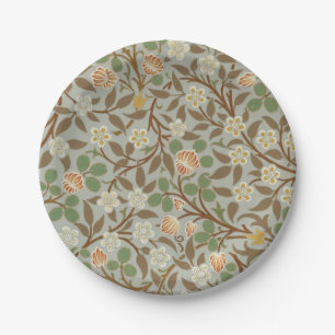 Assiettes En Carton William Morris Clover Fleur botanique