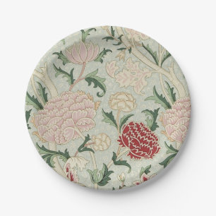 Assiettes En Carton William Morris Cray Floral Pre-Raphaelite Vintage