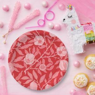 Assiettes En Carton William Morris - grenade