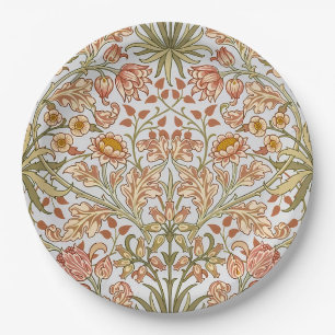 Assiettes En Carton William Morris Hyacinth Art botanique floral