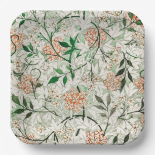 Assiettes En Carton William Morris Jasmine Garden Flower Classic