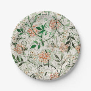 Assiettes En Carton William Morris Jasmine Garden Flower Classic