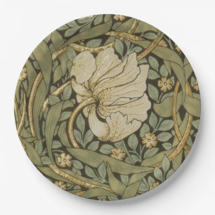 Assiettes En Carton William Morris Pimpernel Vintage Préraphaélite
