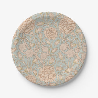 Assiettes En Carton William Morris Wild Tulip Fleur Design Floral