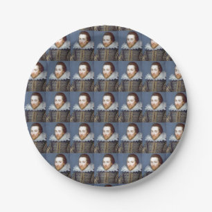 Assiettes En Carton William Shakespeare Thème Plaques papier
