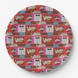 Assiettes En Carton Willy Wonka & Chocolate Factory Anniversaire