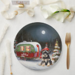 Assiettes En Carton Winter Schnauzer Caravan Christmas Adventure<br><div class="desc">Laissez-vous tenter par la magie d'une nuit d'hiver enneigée alors qu'une caravane glisse gracieusement à travers le paysage illuminé par la lune. La beauté sereine de la neige scintillante et l'éclat enchanteur de la lune créent une scène captivante, promettant une aventure de Noël inoubliable remplie de chaleur, de joie et...</div>