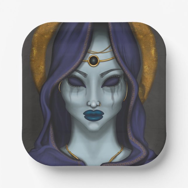 Assiettes En Carton witch (Recto)