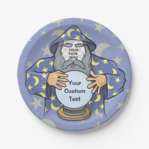 Assiettes En Carton Wizard with your face