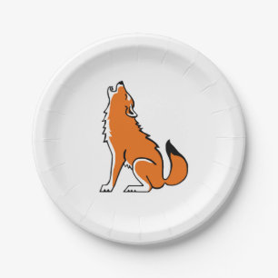 Assiettes En Carton WOLF - Plaque papier