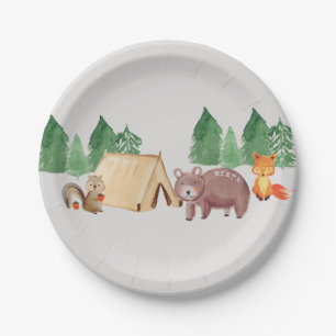 Assiettes En Carton Woodland Wild ONE