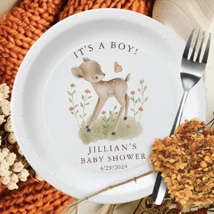 Assiettes En Carton Woodland Wonder Deer